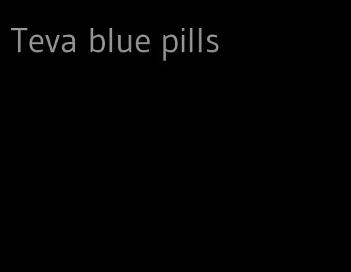 Teva blue pills