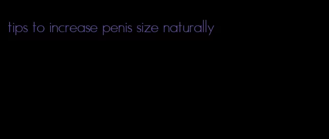 tips to increase penis size naturally