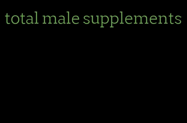 total male supplements