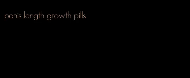 penis length growth pills