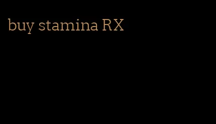 buy stamina RX