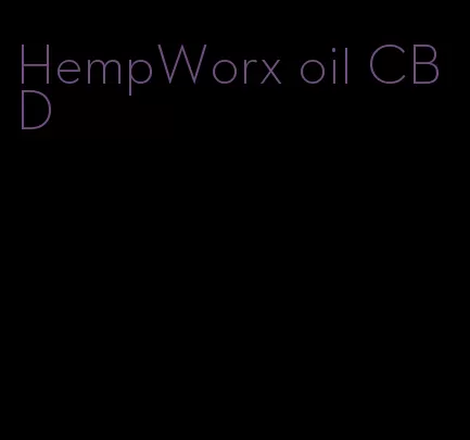 HempWorx oil CBD