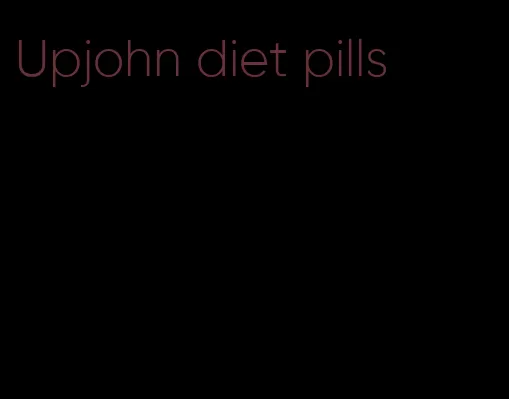 Upjohn diet pills