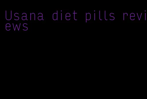 Usana diet pills reviews