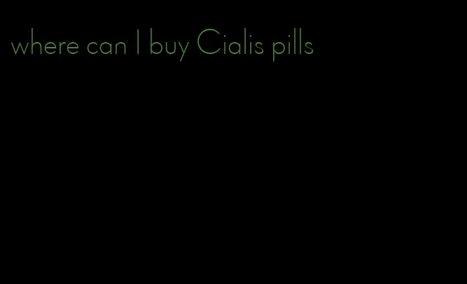 where can I buy Cialis pills