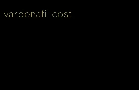 vardenafil cost