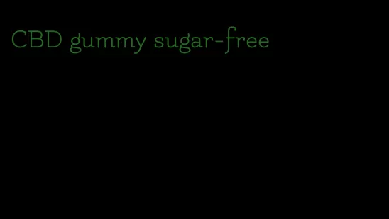 CBD gummy sugar-free