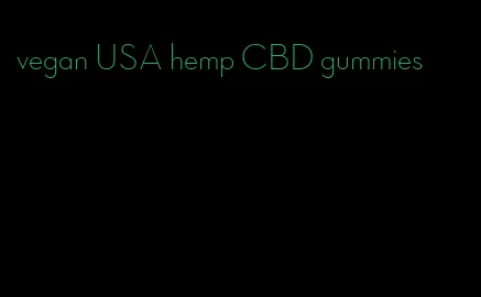 vegan USA hemp CBD gummies