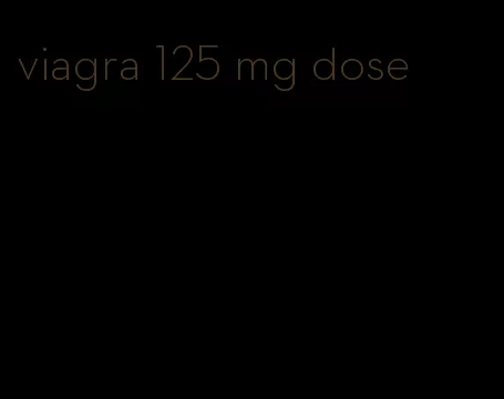 viagra 125 mg dose