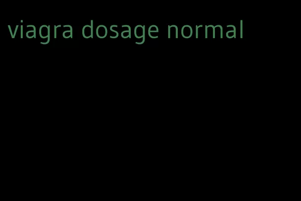 viagra dosage normal