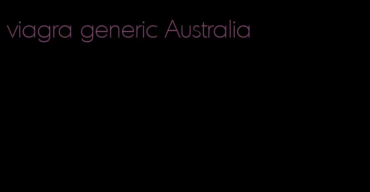 viagra generic Australia