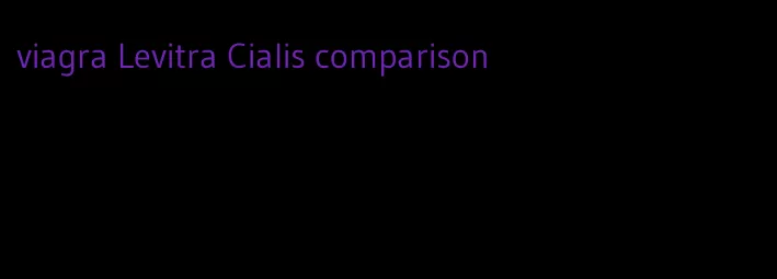 viagra Levitra Cialis comparison