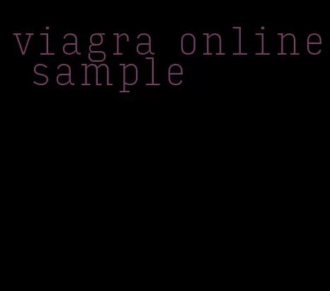 viagra online sample