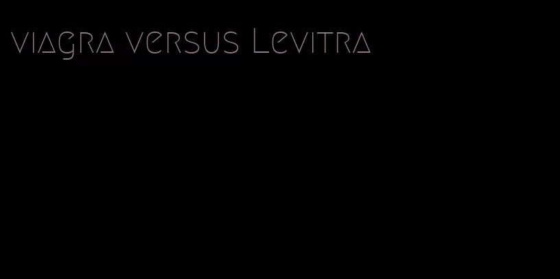 viagra versus Levitra