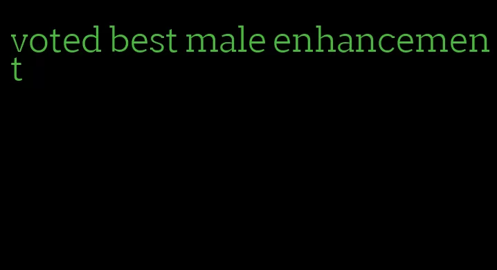 voted best male enhancement