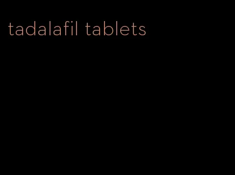 tadalafil tablets