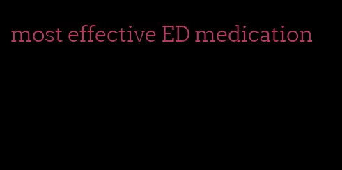 most effective ED medication