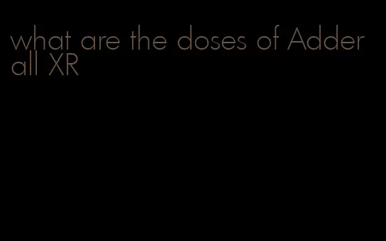 what are the doses of Adderall XR