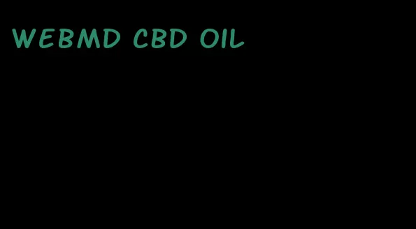 WebMD CBD oil