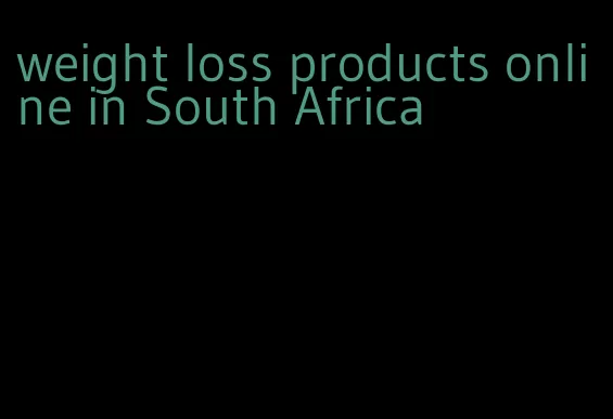 weight loss products online in South Africa