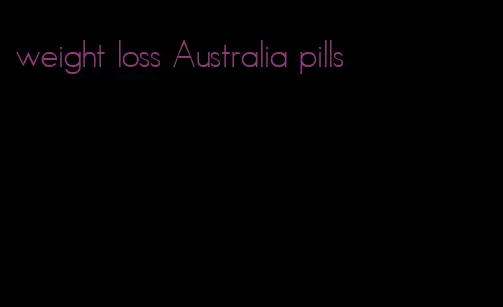 weight loss Australia pills