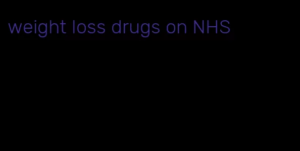 weight loss drugs on NHS