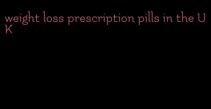 weight loss prescription pills in the UK