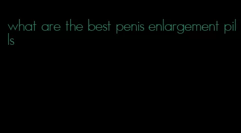 what are the best penis enlargement pills