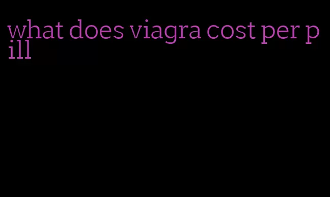 what does viagra cost per pill