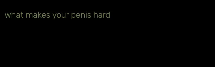 what makes your penis hard