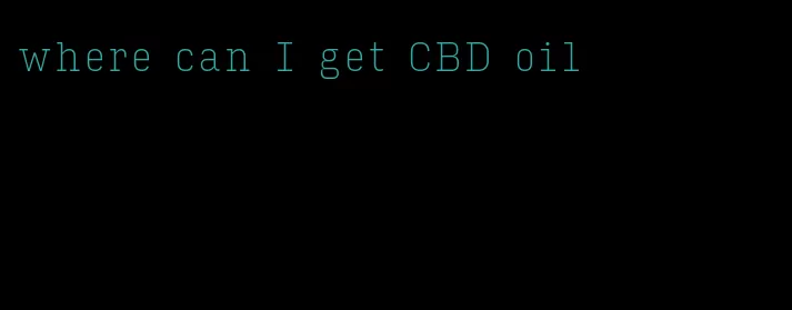 where can I get CBD oil