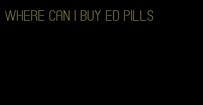 where can I buy ED pills