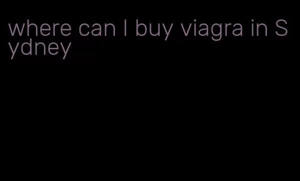 where can I buy viagra in Sydney