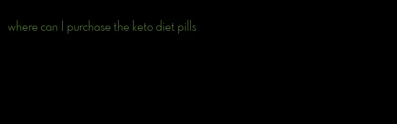 where can I purchase the keto diet pills