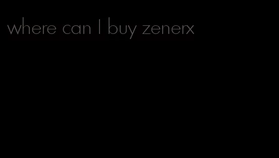 where can I buy zenerx