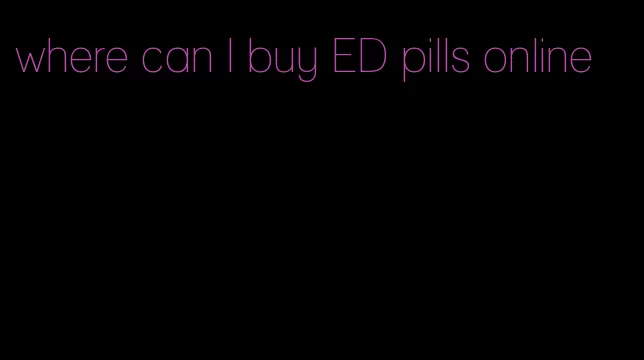 where can I buy ED pills online