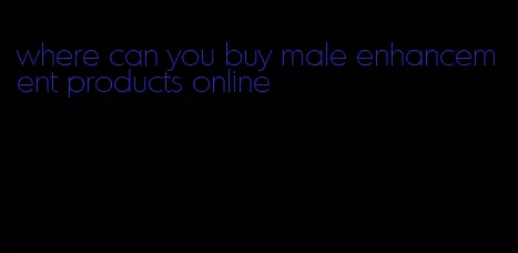 where can you buy male enhancement products online