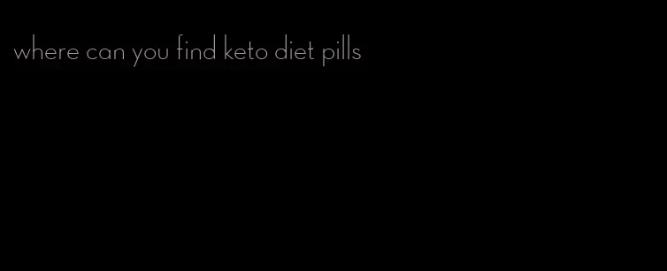 where can you find keto diet pills