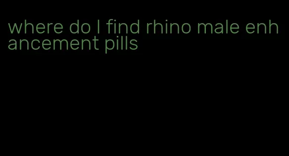 where do I find rhino male enhancement pills