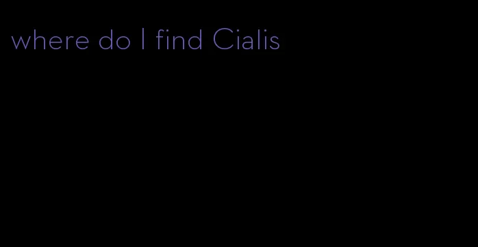 where do I find Cialis