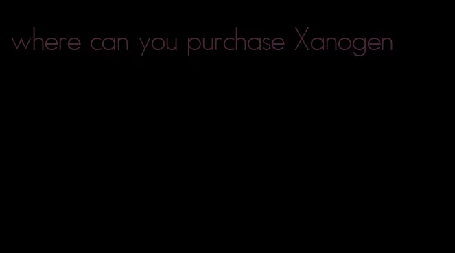 where can you purchase Xanogen