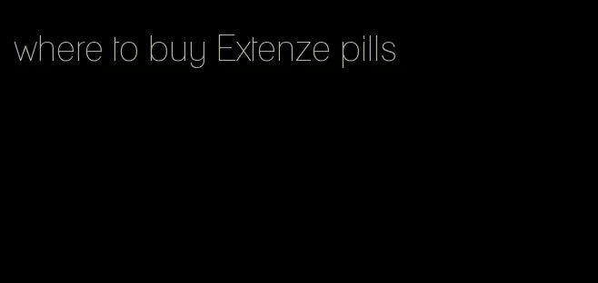 where to buy Extenze pills