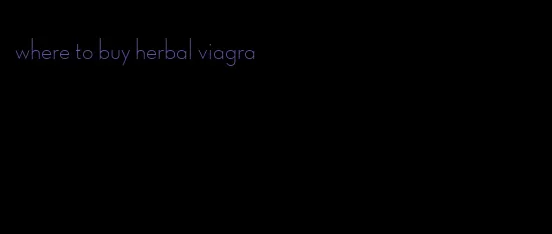 where to buy herbal viagra