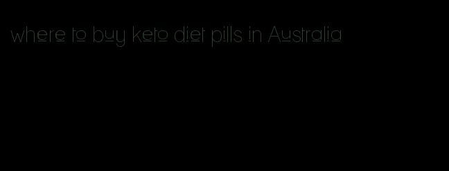 where to buy keto diet pills in Australia