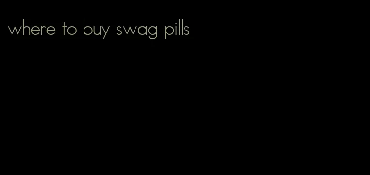 where to buy swag pills