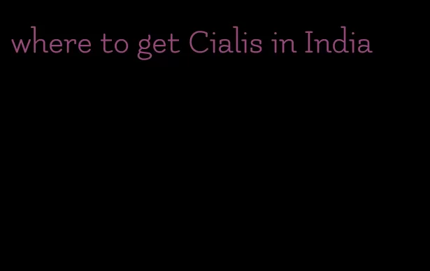 where to get Cialis in India