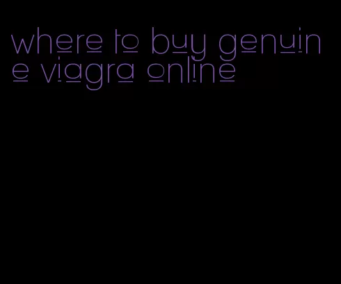 where to buy genuine viagra online