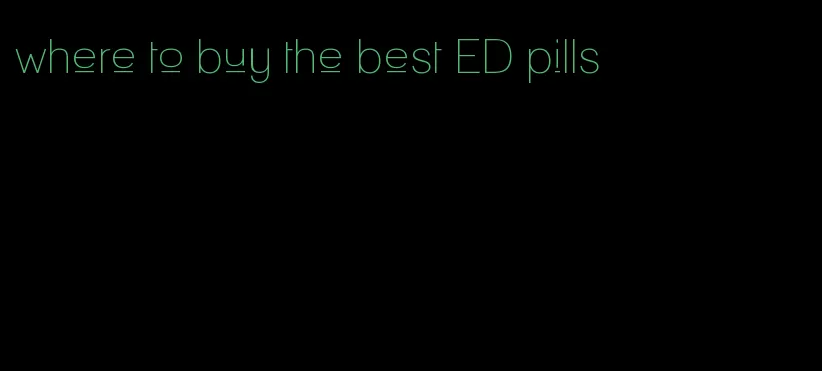 where to buy the best ED pills