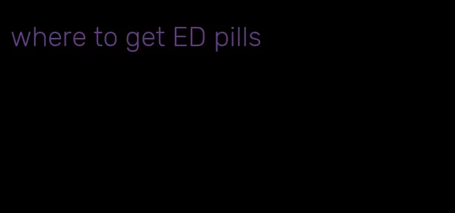 where to get ED pills