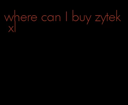 where can I buy zytek xl